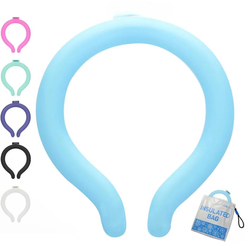 🧊Reusable Cooling Neck Ring – Long-Lasting Sweat-Free Relief❄️