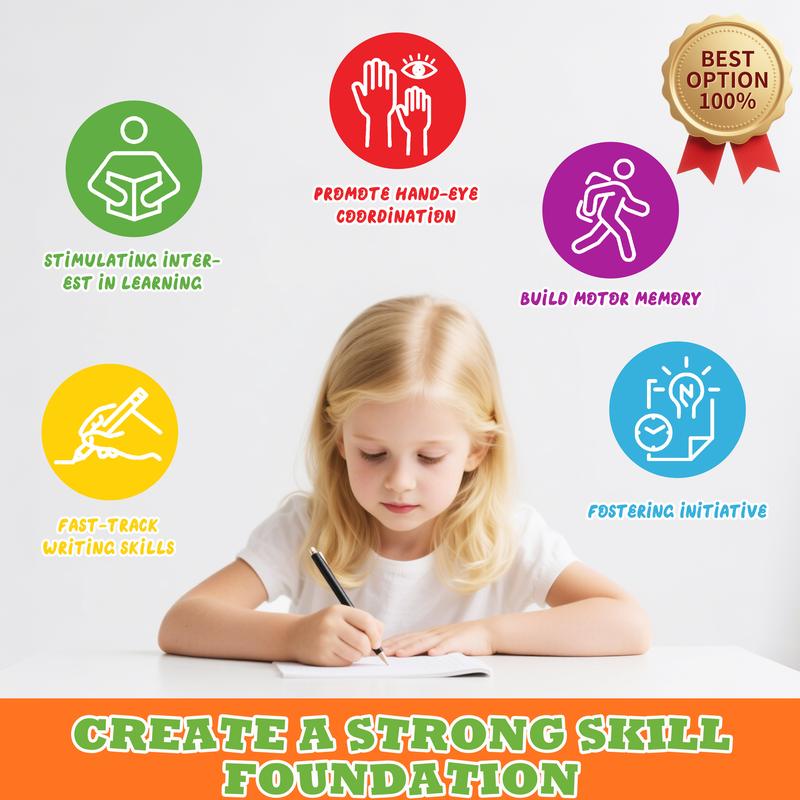 Kids Practice Copybook Set (4Pcs/Set)