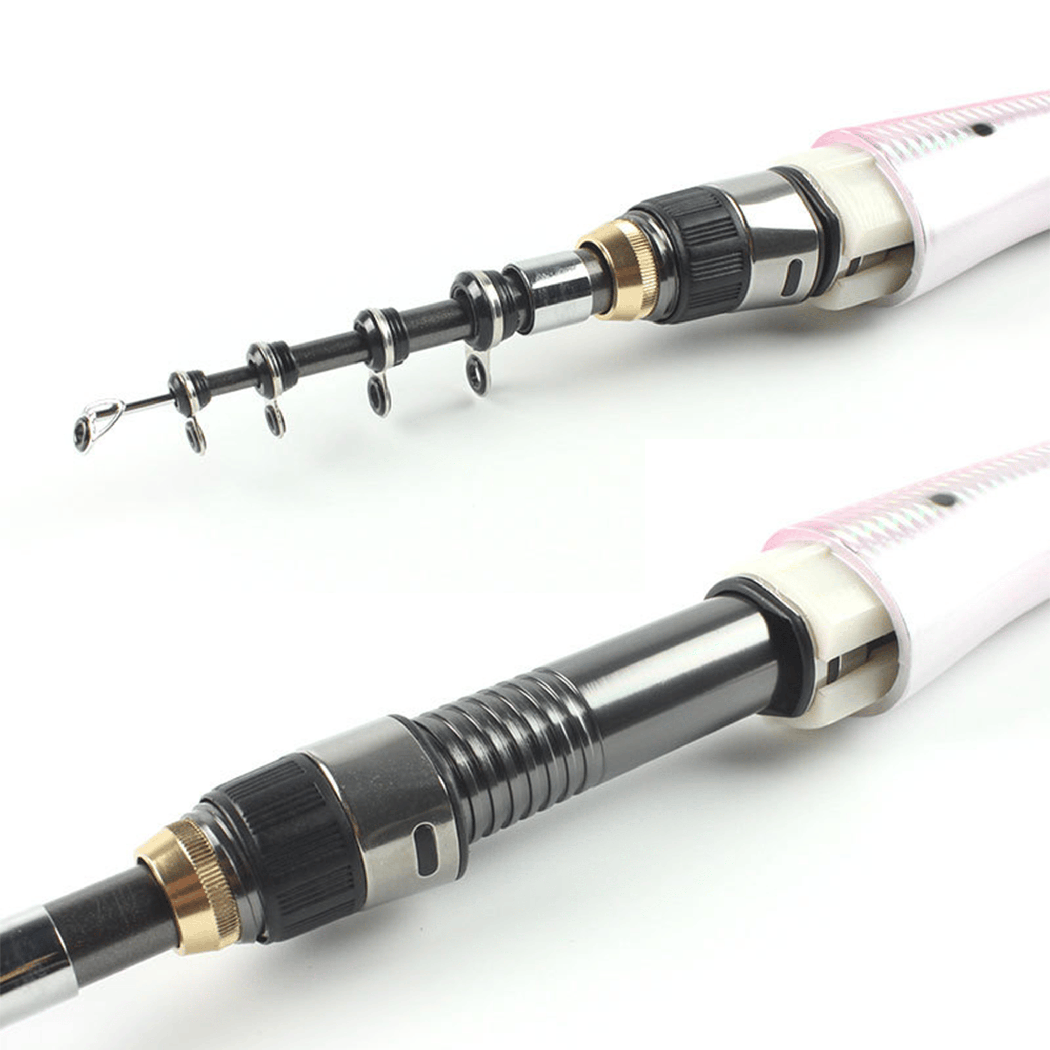 🎣 Mini Fish-Shaped Pen Fishing Rod Set