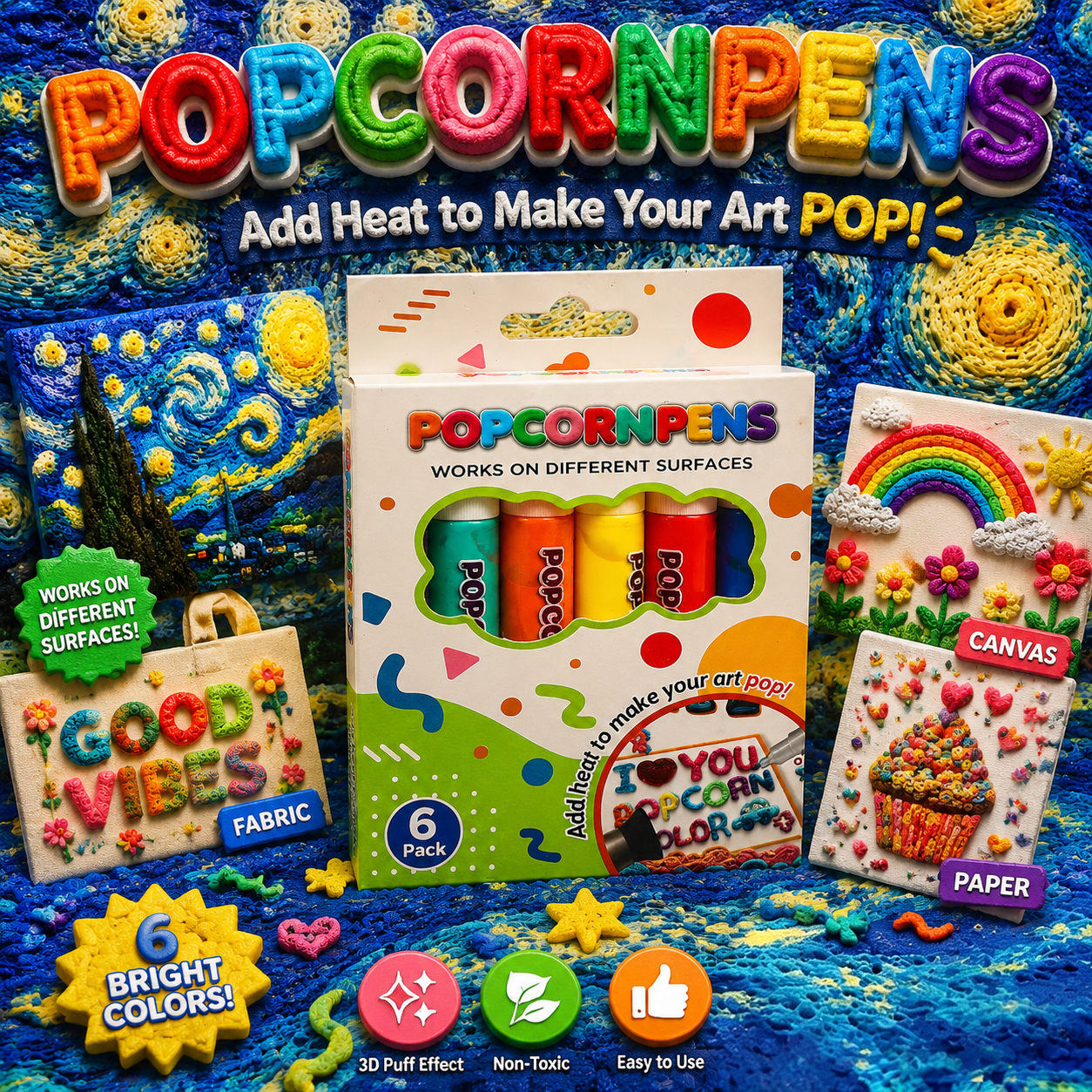 🔥Last Day Promotion 60% OFF 🖍️3D Relief Art Pen – Turn Flat Drawings Into Touchable 3D Art🪄
