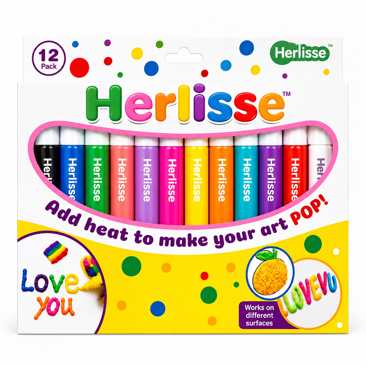 Herlisse™ 3D Relief Art Pen – Turn Flat Drawings Into Touchable 3D Art