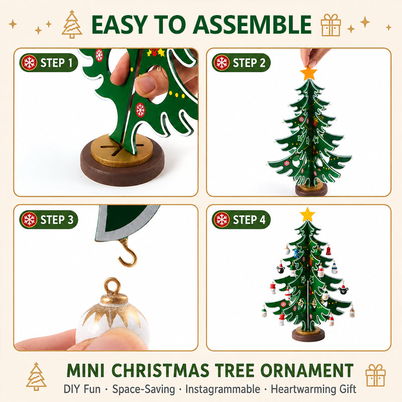 🎄🔥 CHRISTMAS SALE! DIY Wooden Christmas Tree Ornament – Create, Decorate & Make Holiday Memories! 🎁✨