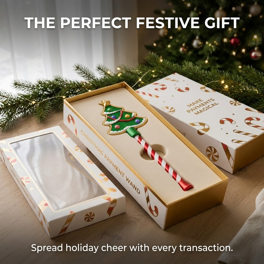 ✨🎄 Christmas Payment Wand – Turn Every Tap Into Holiday Magic