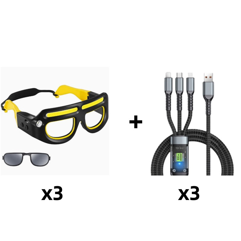 📢📢50% OFF !!✨Rechargeable LED Glasses Headlamp