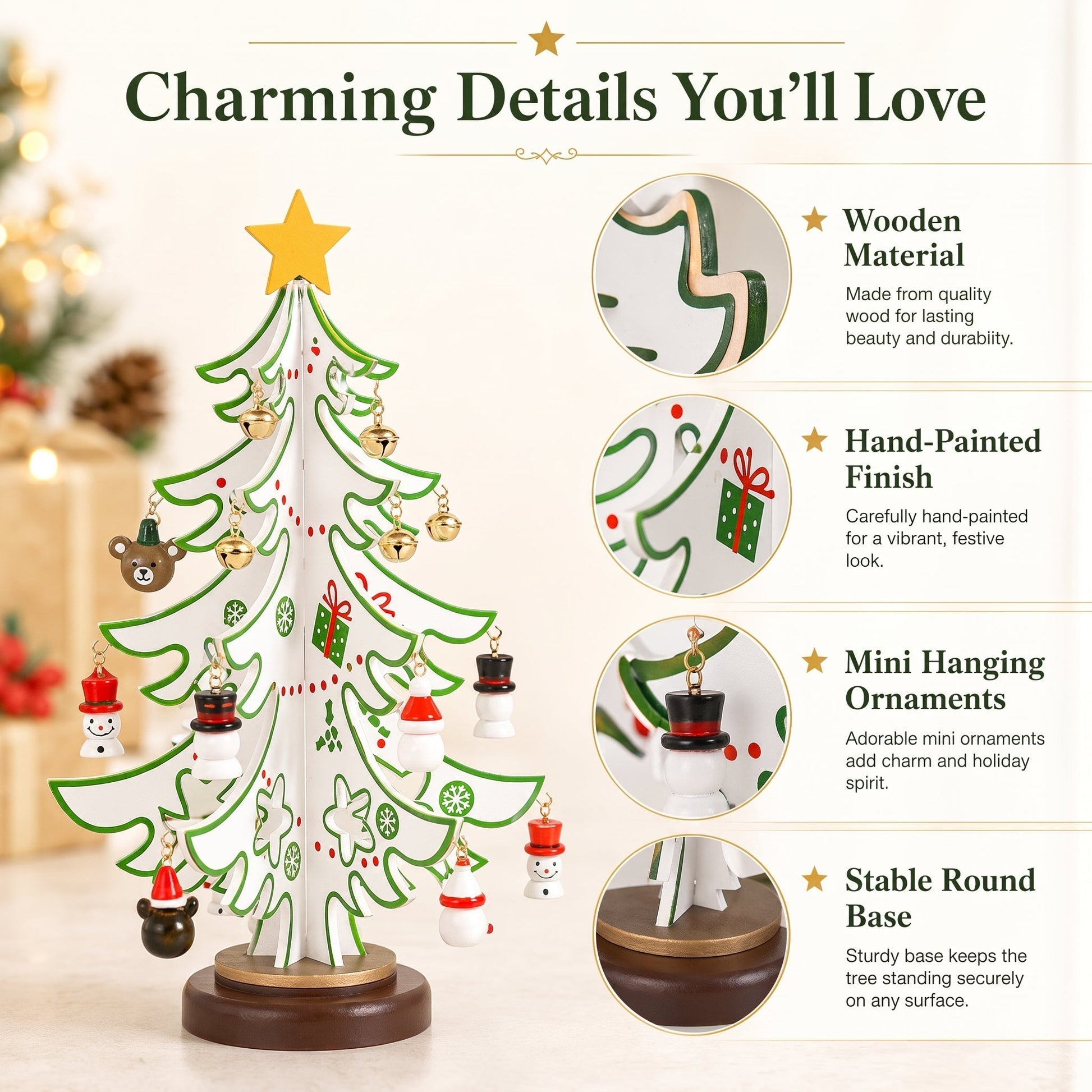 🎄🔥 CHRISTMAS SALE! DIY Wooden Christmas Tree Ornament – Create, Decorate & Make Holiday Memories! 🎁✨