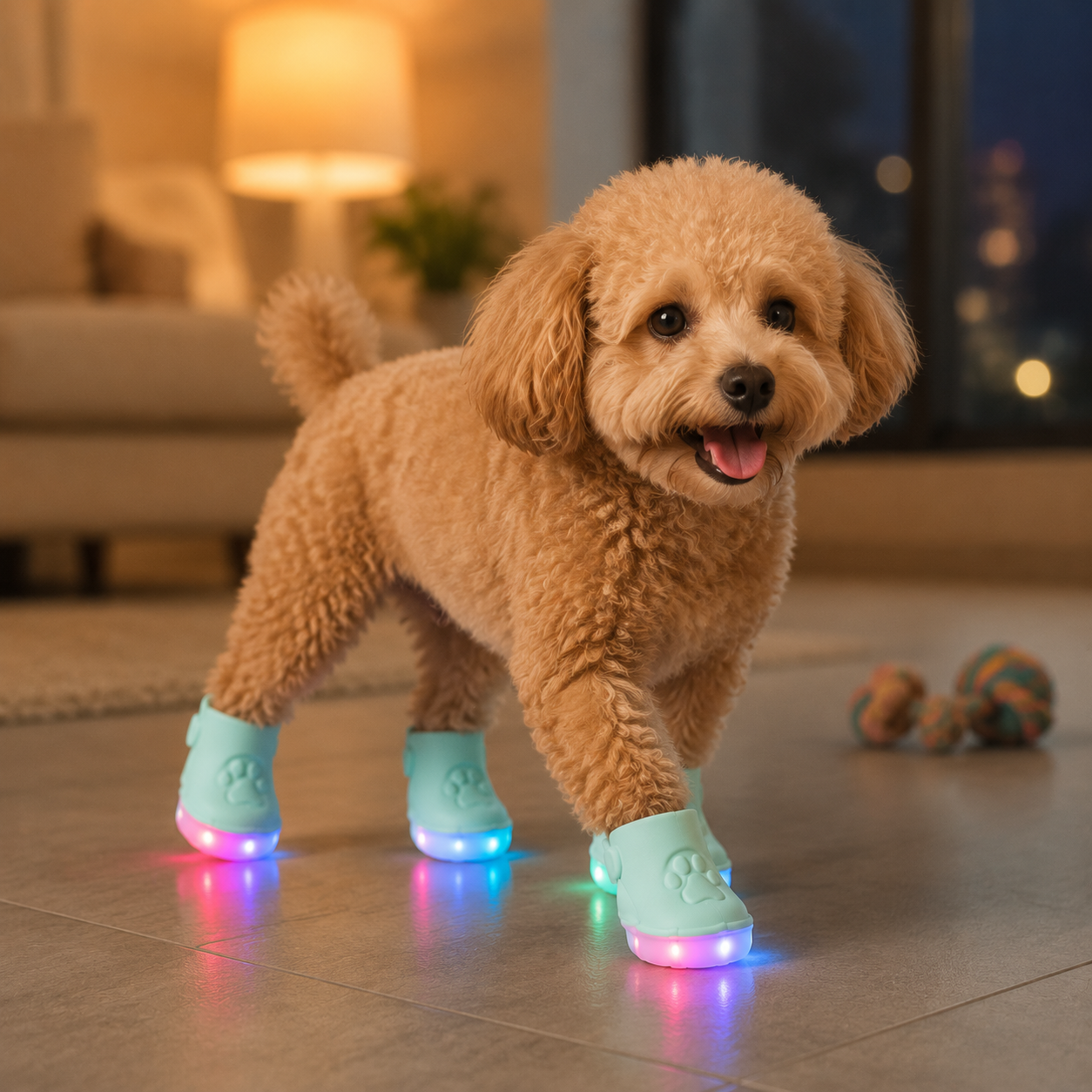 🔥 Limited Time 50% OFF ✨ The Glow-Up Your Pet Deserves – LED Light-Up Shoes for Safer Night Walks 🐾🌙