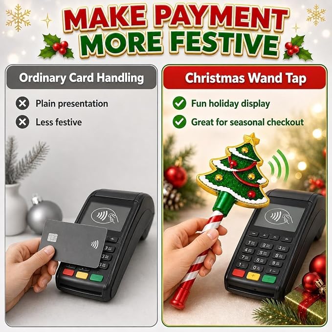 ✨🎄 Christmas Payment Wand – Turn Every Tap Into Holiday Magic
