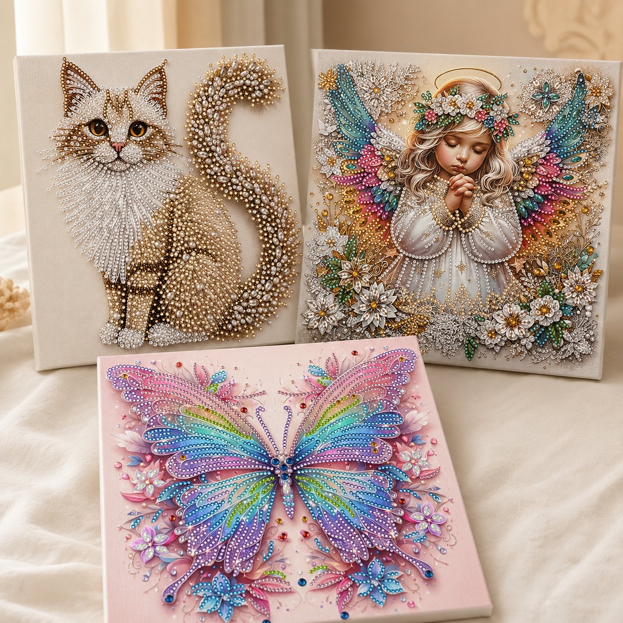 👼✨Sparkling Crystal Diamond Art Kit For DIY Wall Decor(Buy 3 Get 1 Free🎁)