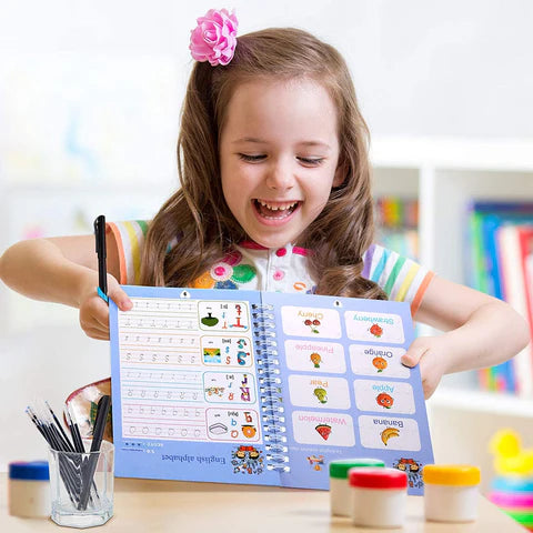 Kids Practice Copybook Set (4Pcs/Set)