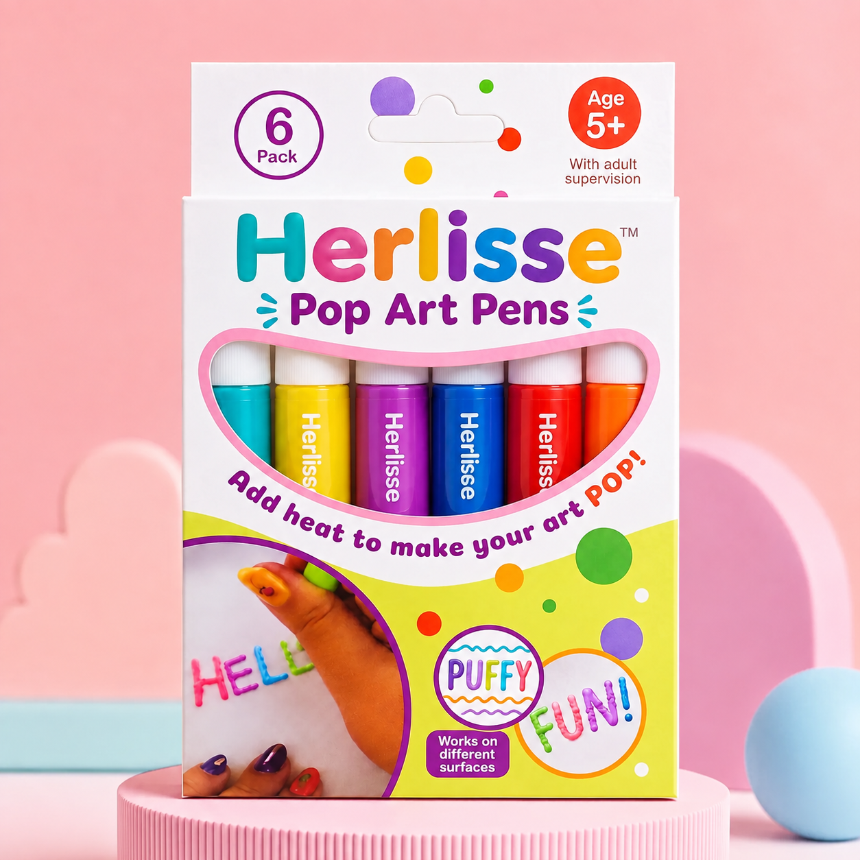 Herlisse™ 3D Relief Art Pen – Turn Flat Drawings Into Touchable 3D Art