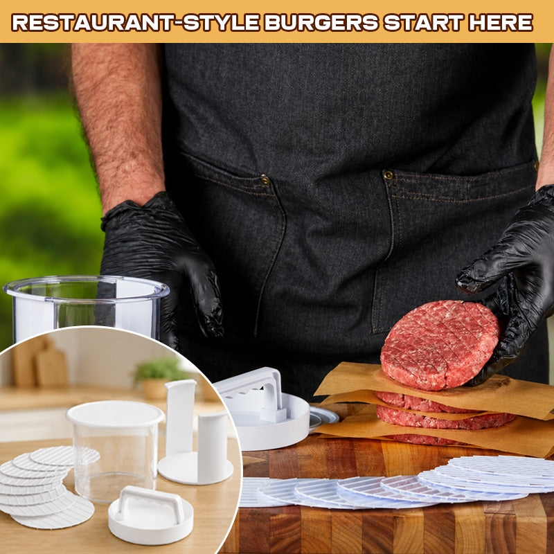 Burger patty maker for BBQ