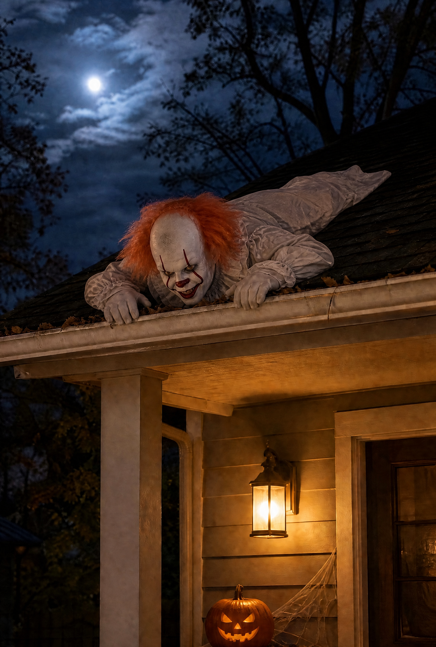 🔥 LAST DAY 45% OFF — Halloween Rooftop Horror Decorations 👻 | 4 Terrifying Styles to Scare the Neighborhood!