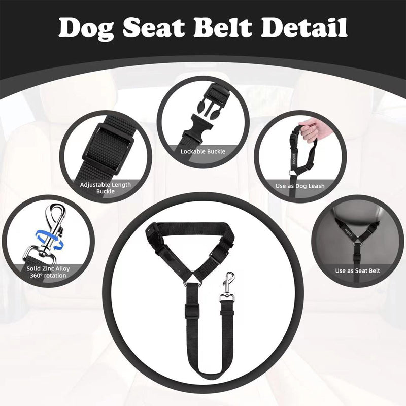 🐶🚗 🔥 Limited Time 50% OFF – 2-in-1 Dog Car Seat Belt & Walking Leash | Safe Rides, Easy Walks! ❤️‍🔥