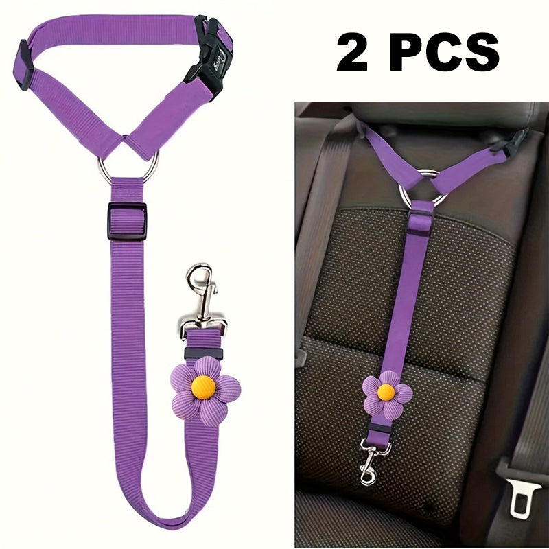 🐶🚗 🔥 Limited Time 50% OFF – 2-in-1 Dog Car Seat Belt & Walking Leash | Safe Rides, Easy Walks! ❤️‍🔥