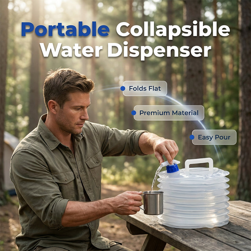 ☀️ Summer Limited-Time 50% OFF💧 – Collapsible Water Container with Spigot🛒