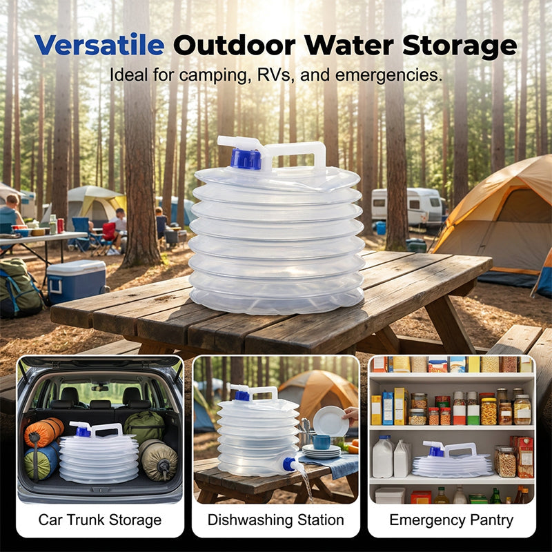 ☀️ Summer Limited-Time 50% OFF💧 – Collapsible Water Container with Spigot🛒
