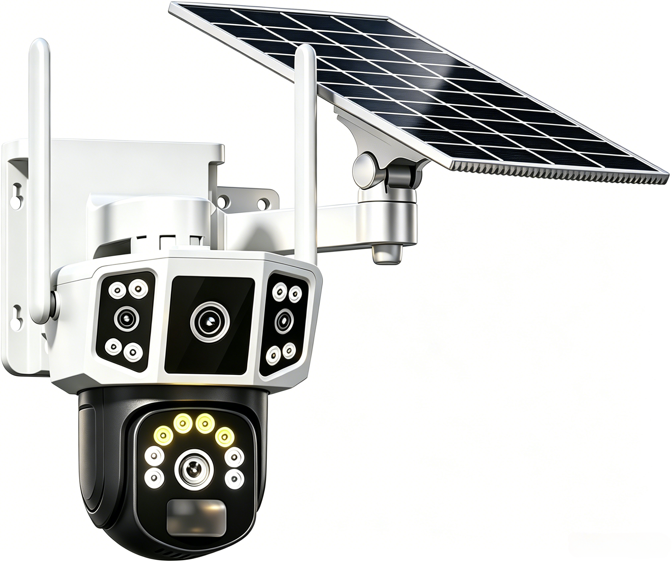 9MP Wireless Solar Security Camera – Outdoor PTZ CCTV with WiFi, Battery Powered,  Home Surveillance System