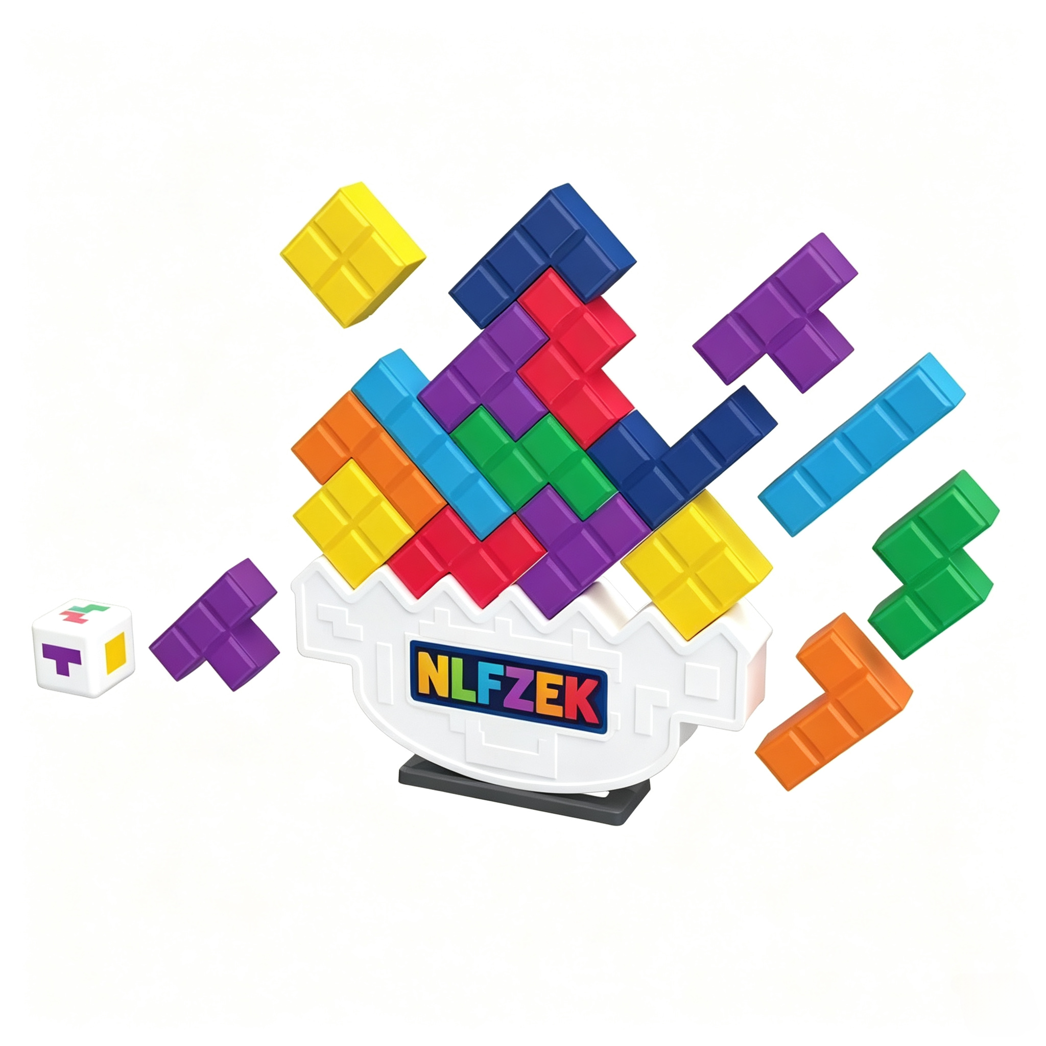 NLFZEK Giant Balance Stacking Game | Tilting Tower Challenge for Family & Parties