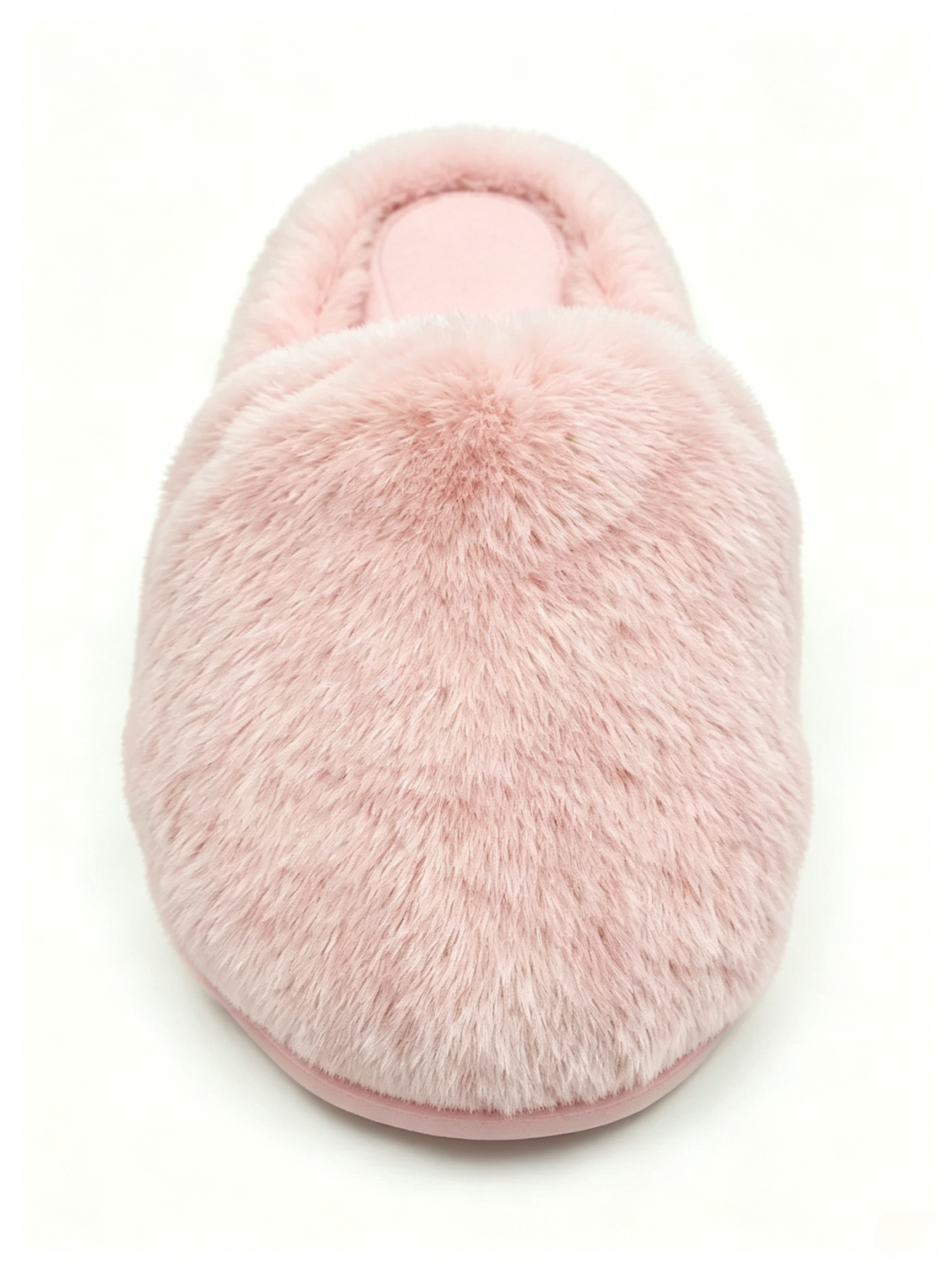 Women's Faux Fur Slippers 2-Pack | Cozy Plush Slip-On House Shoes with Cushioned Footbed