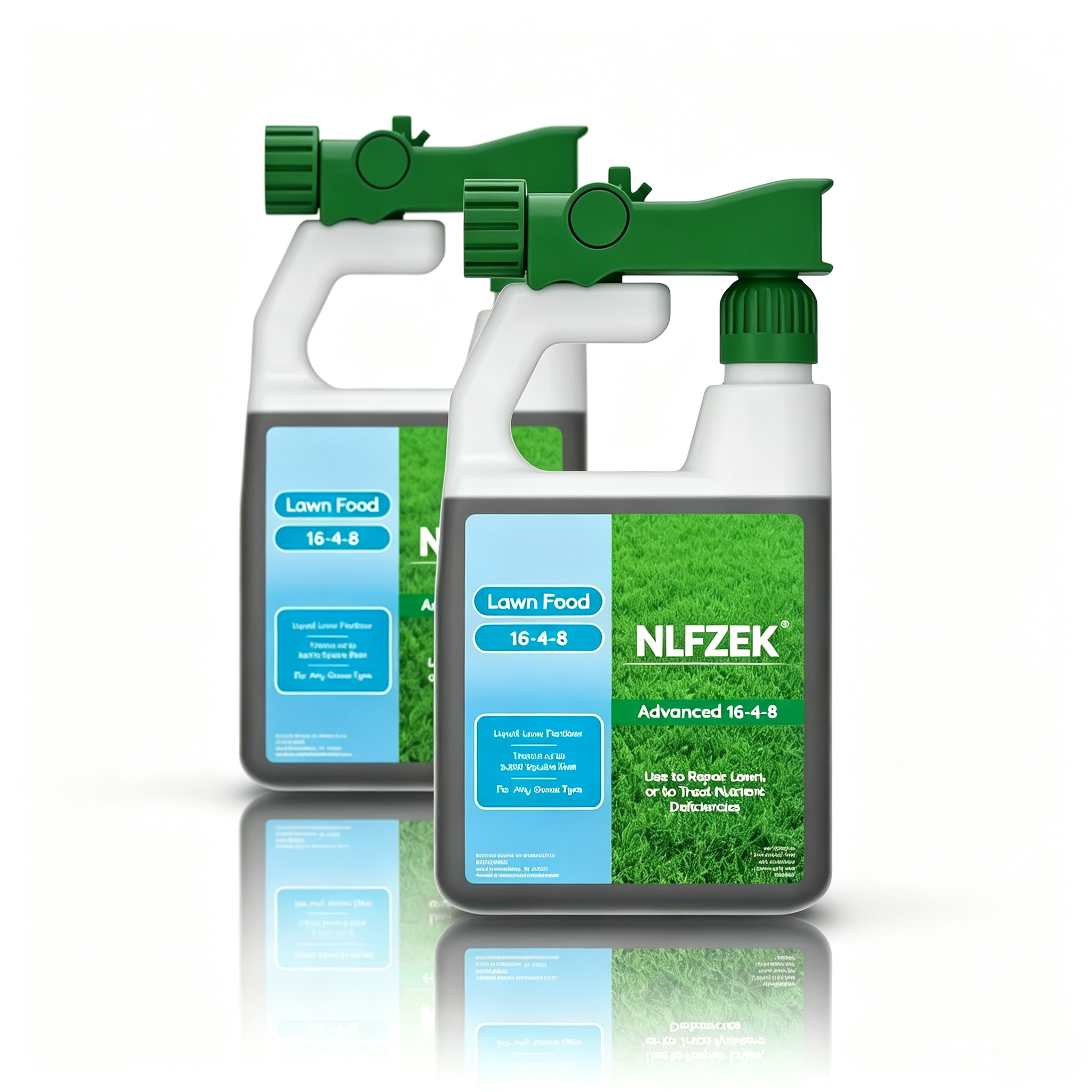 NLFZEK 16-4-8 Lawn Food – Fast-Greening Liquid Fertilizer for Thicker, Healthier Grass, 32 oz