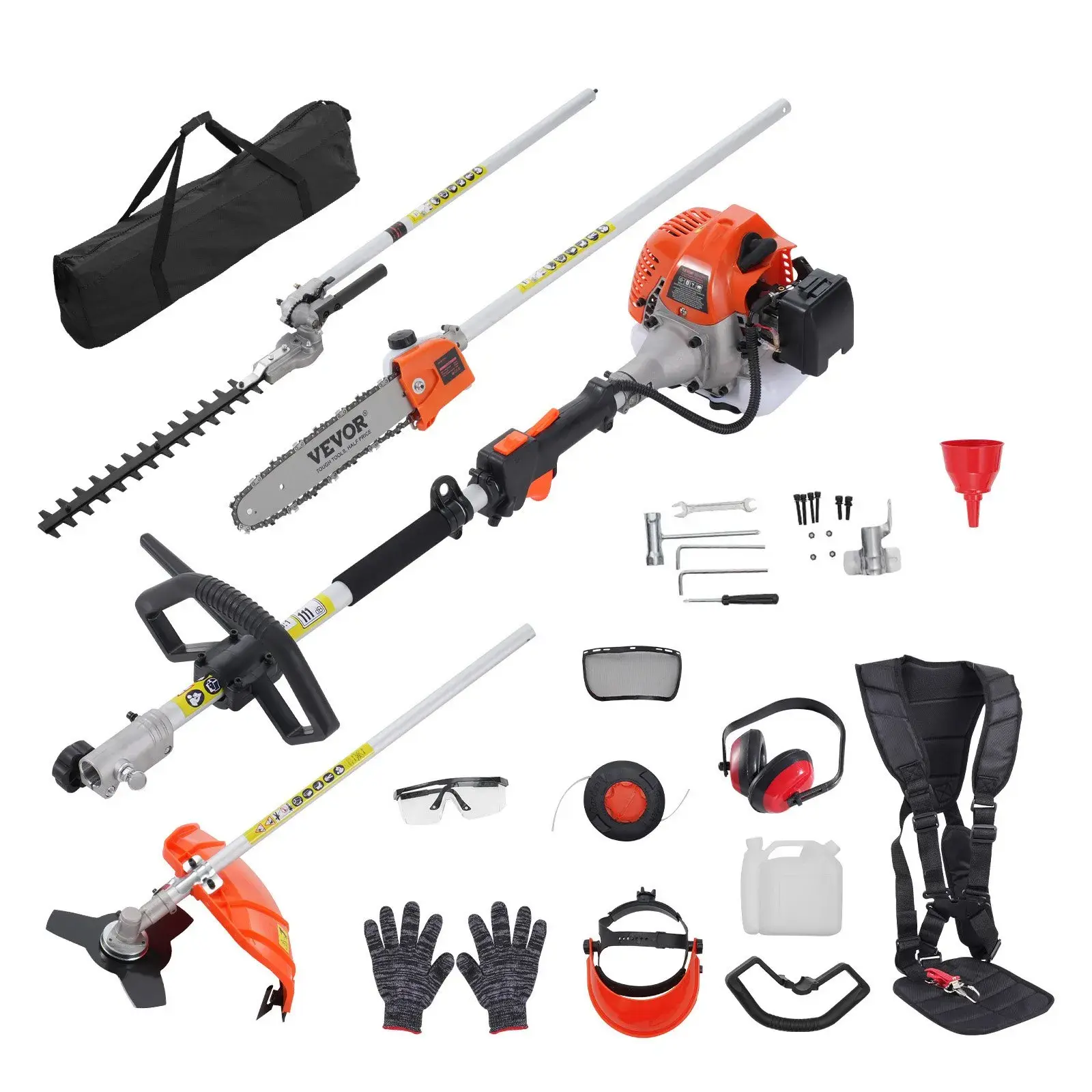 Trim, Cut & Prune with One Powerful Tool | VEVOR 26CC Garden Multi Tool