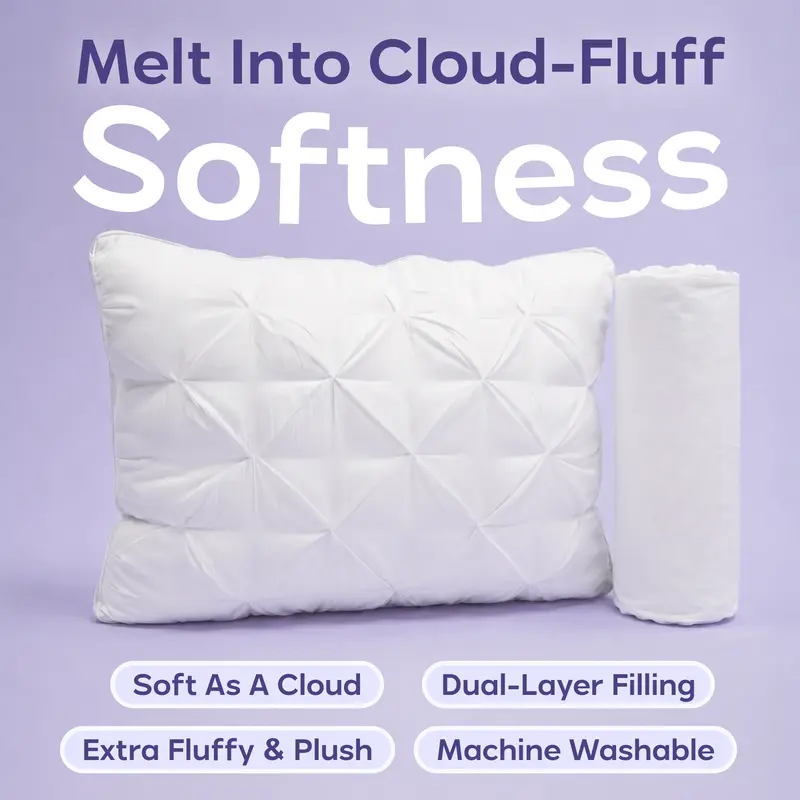 Loisel CloudPloof Pillow – The Fluffy Pillow That Feels Like Sleeping on a Cloud