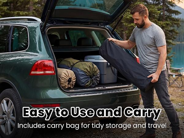Comfort Folding Camping Chair,With 440 Lbs Capacity, Reinforced Steel Frame And 600D Oxford Fabric, 2 Cup Holders And Side Pockets, Folds Into Carry Bag, Perfect For Outdoor Concert And Glamping Comfort Folding Camping Chair,With 440 Lbs Capacity, Reinforced Steel Frame And 600D Oxford Fabric, 2 Cup Holders And Side Pockets, Folds Into Carry Bag, Perfect For Outdoor Concert And Glamping