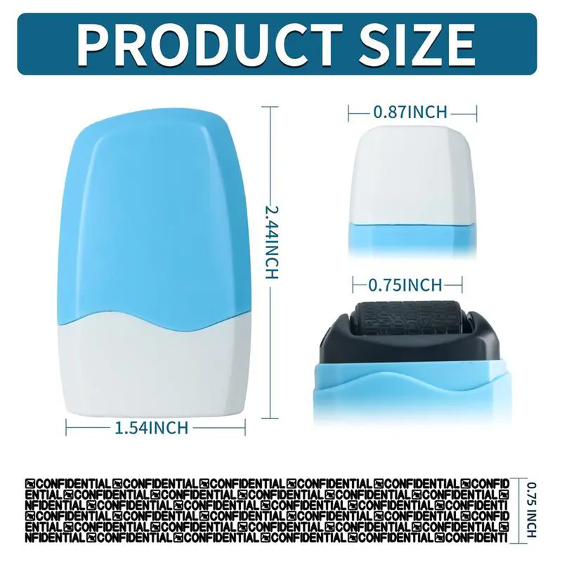 Lotosug Identity Protection Roller Stamp | Hide Personal Information on Mail & Packages