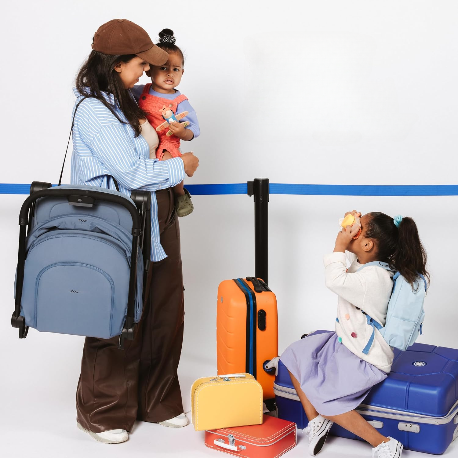 NLFZEK Ultra-Lightweight Travel Stroller | Compact Fold, 5-Point Harness & UPF 50+ Canopy