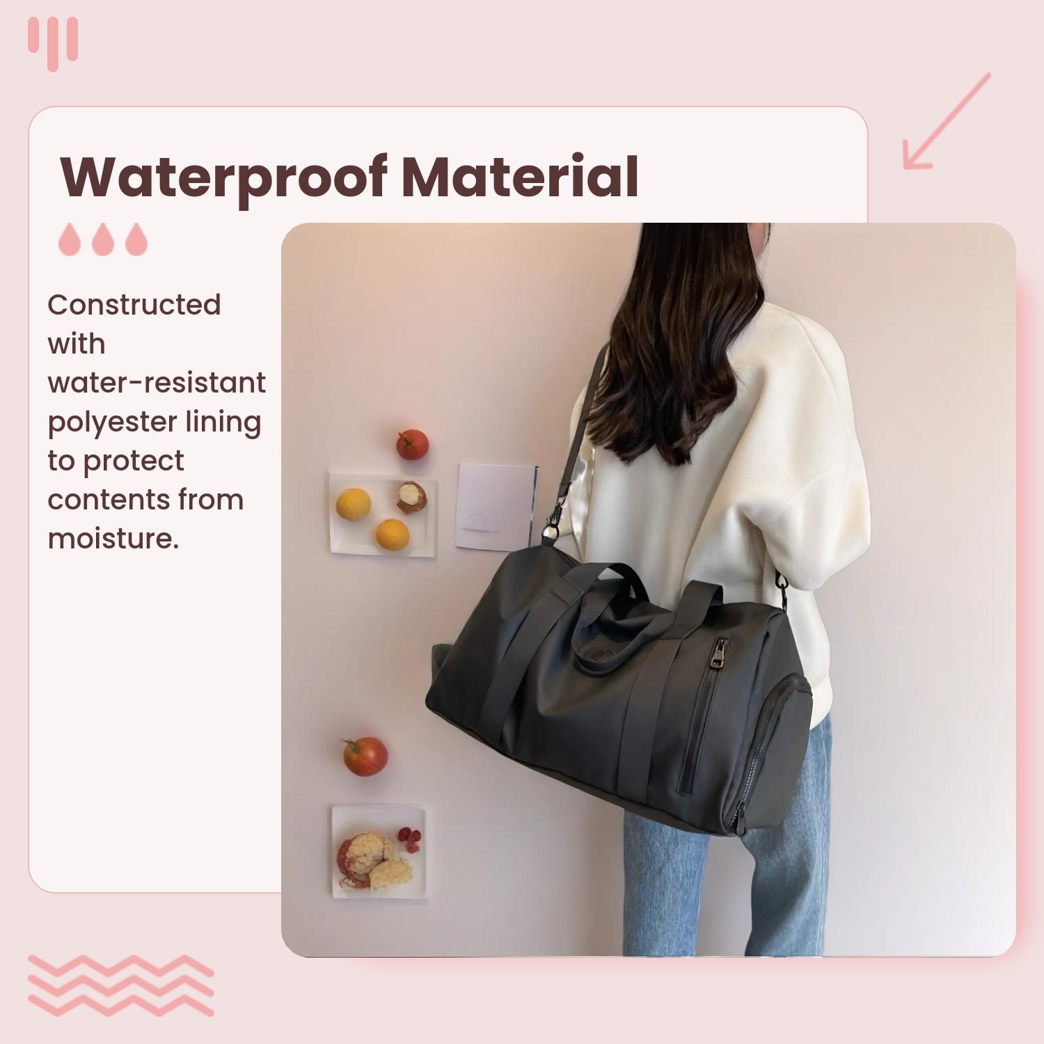 Back to School Unisex Travel Duffle Bag with Dry & Wet Separation, Independent Shoe Compartment,travel handbag，Lightweight Weekender Bag for Gym Vacation，Packing bag,cabin bag,weekender bag,travel duffle bags,wally bag travel,Travel bag pack，large travel