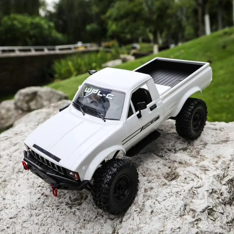ARRIS 1/16 RC Rock Crawler 4x4 Off Road Truck All Terrain RC Pickup for Adults (RTR, White) Rc Model Car Rc Cars