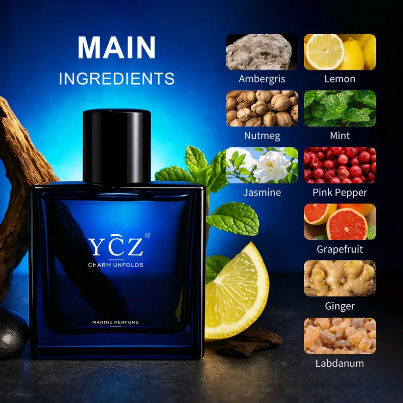 YCZ Fragrance Duo Set – Marine & Passionate Love | 2 Signature Scents, Endless Possibilities