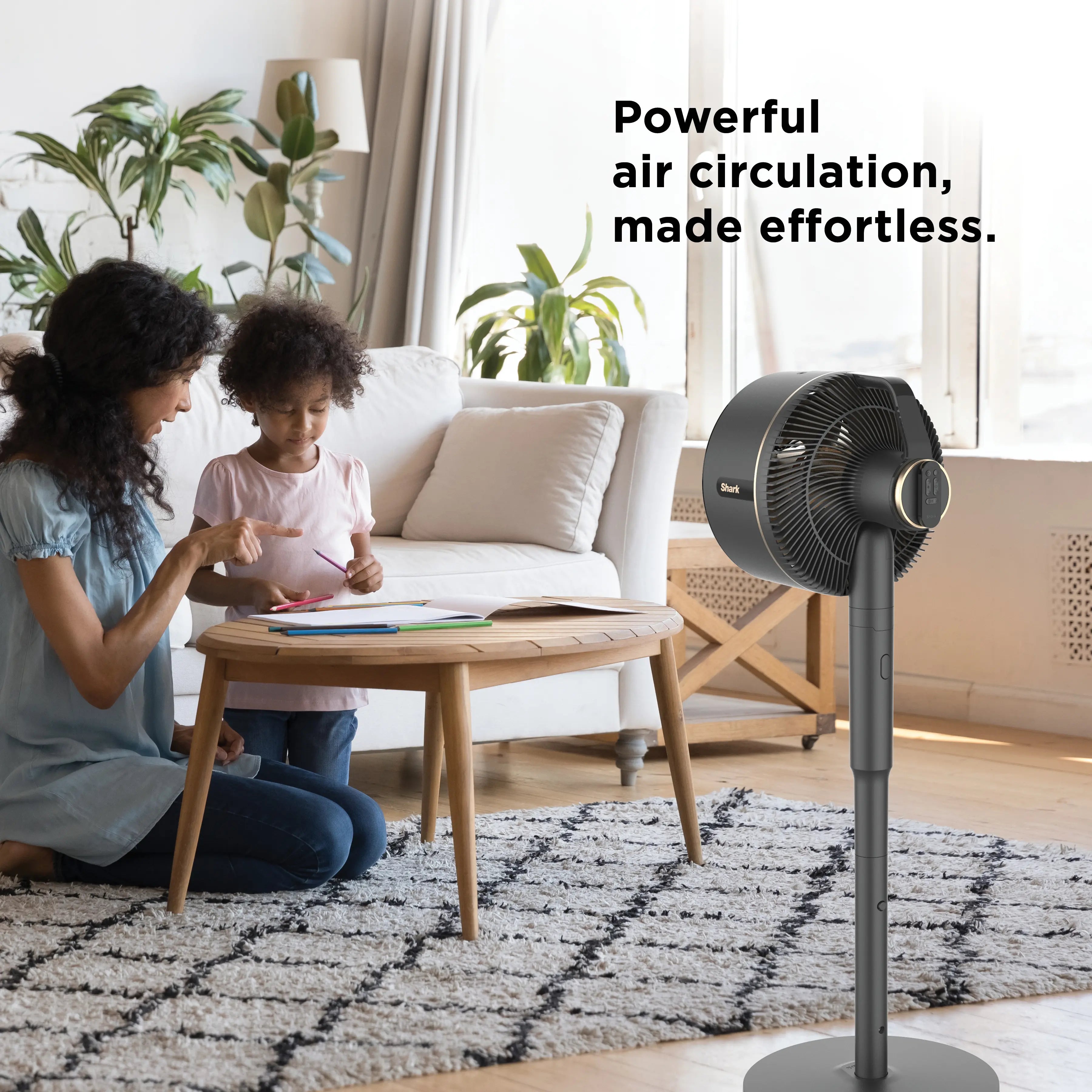 Shark FlexBreeze 2-in-1 Cordless Misting Fan | Portable Pedestal & Tabletop Cooling Fan, UV Water Resistant for Patio & Bedroom