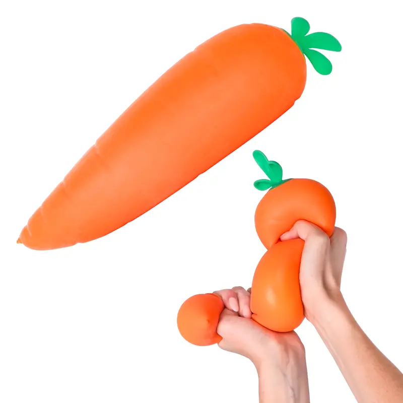 Extra Large 5" Squishy Stress Ball for Adults & Kids 3+ - Fruity Fidget Toy for Stress Relief & Sensory Play - Safe & Durable Non-Toxic Material