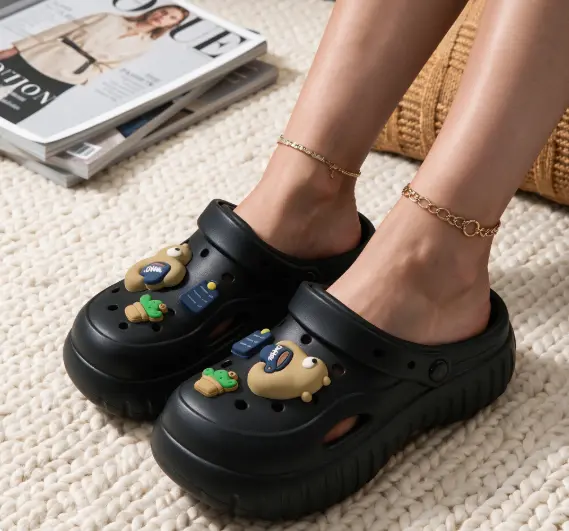 Women's EVA Clogs | Cute Comfy Platform Slides, Lightweight Breathable Shoes for Everyday Summer Wear