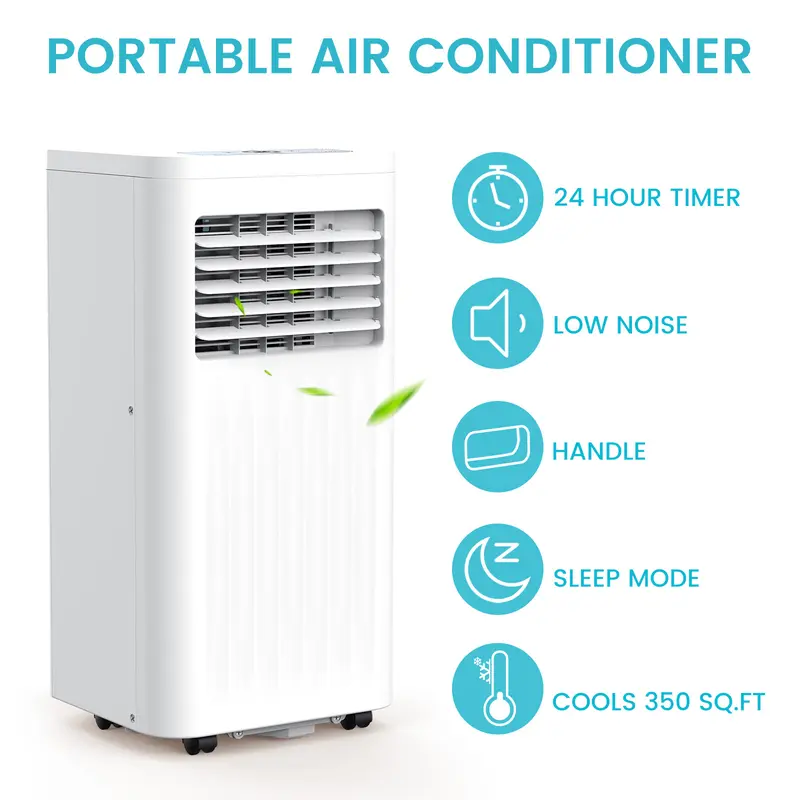 COWSAR Portable Air Conditioner | 10,000 BTU 3-in-1 AC with Remote, Sleep Mode & Window Kit