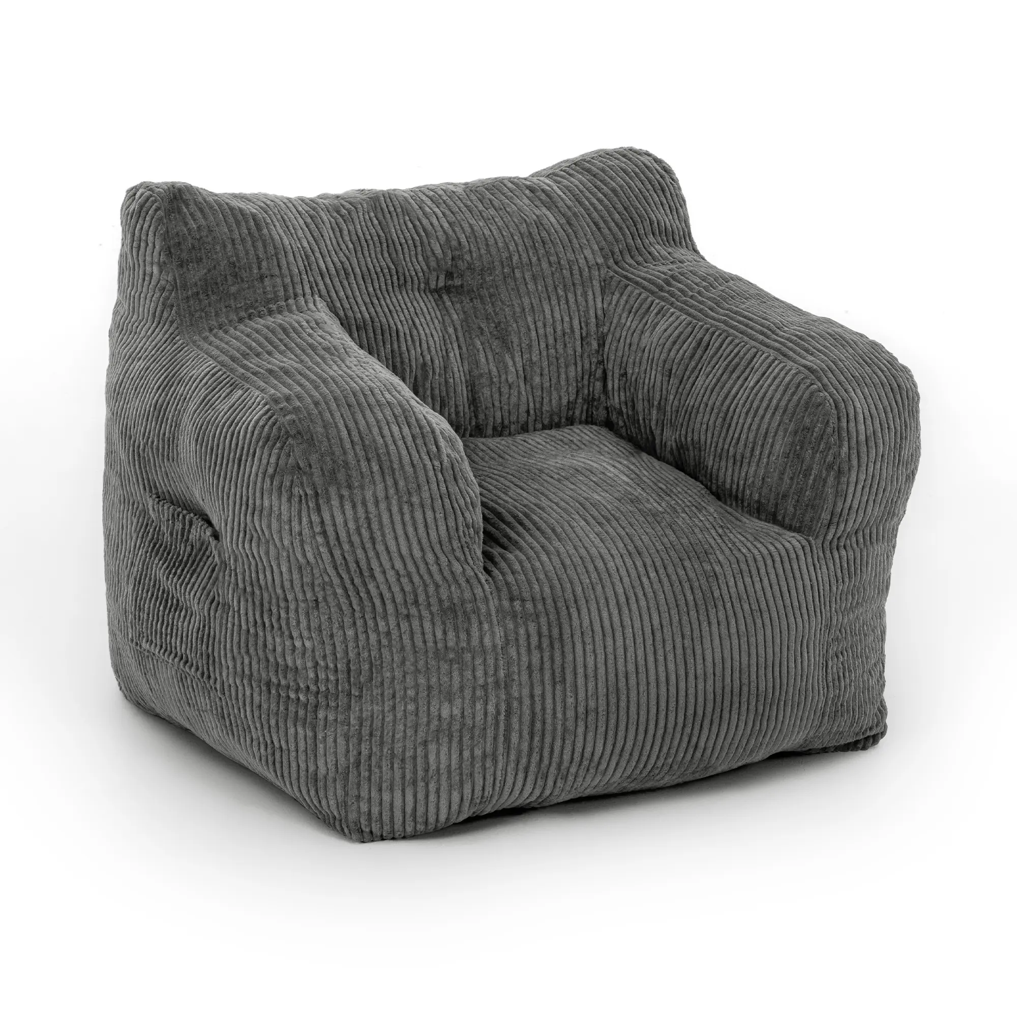 Loisel Lazy Bean Bag Sofa – Ultra Soft Corduroy Lounge Chair with Memory Foam, No Assembly Required