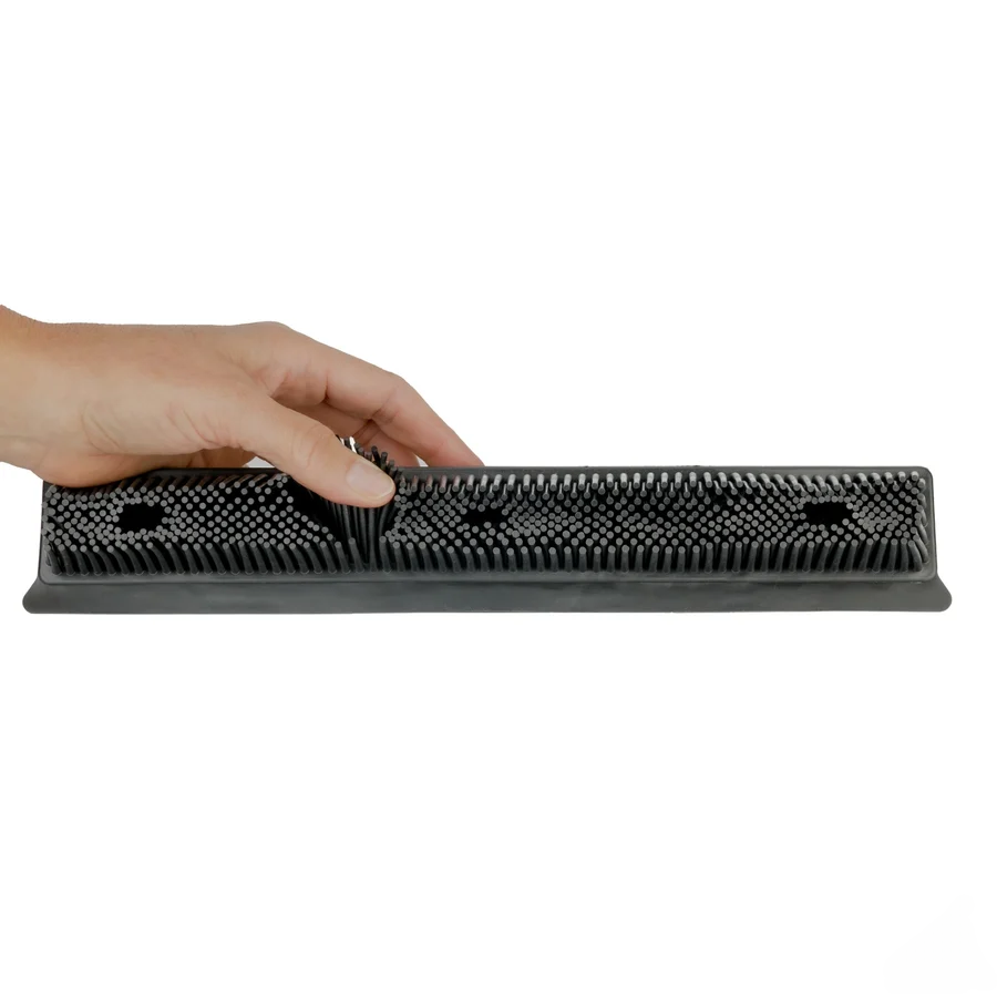 NLFZEK Pet Hair Removal Broom – Dual-Sided Rubber Squeegee & Electrostatic Brush for Floors, Carpets & Sofas