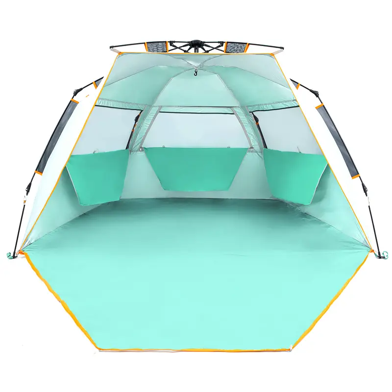 WolfWise UPF 50+ Pop-Up Beach Tent | Portable Sun Shelter for Beach, Camping & Outdoor Trips