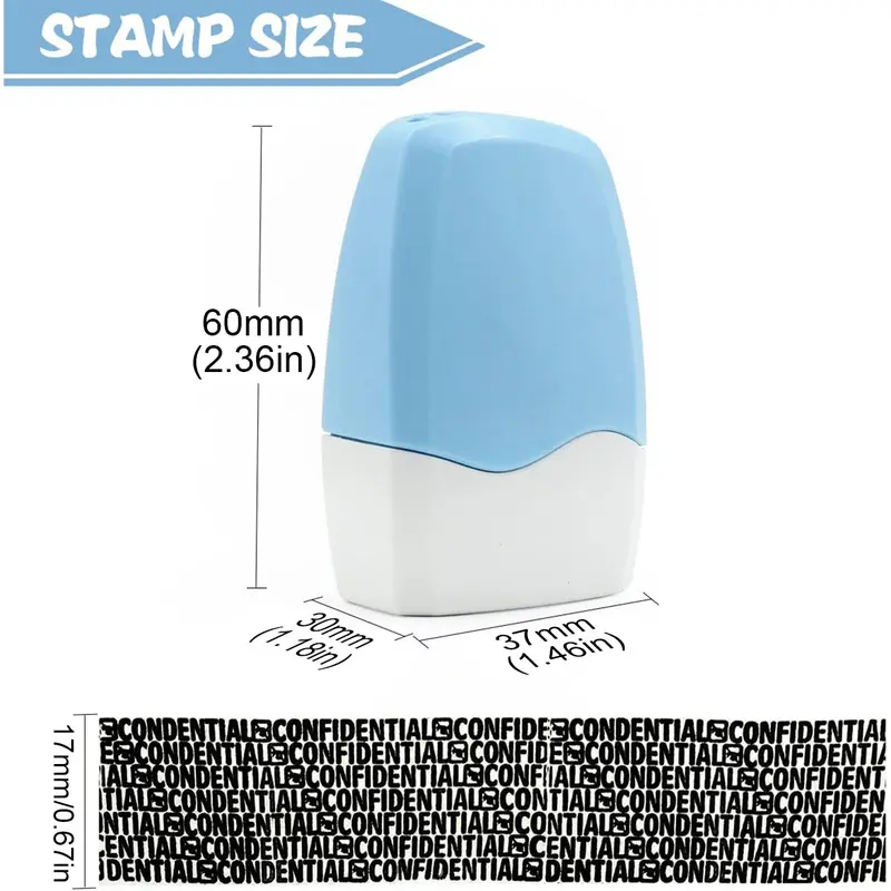 Lotosug Identity Protection Roller Stamp | Hide Personal Information on Mail & Packages
