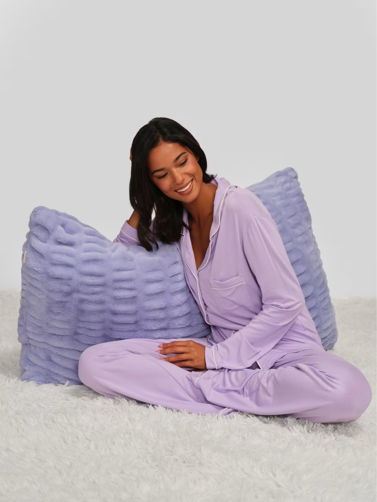 NLFZEK Oversized Plush Pillow – Ultra-Soft Stretchy Throw Pillow, 30" × 48", Removable Washable Cover