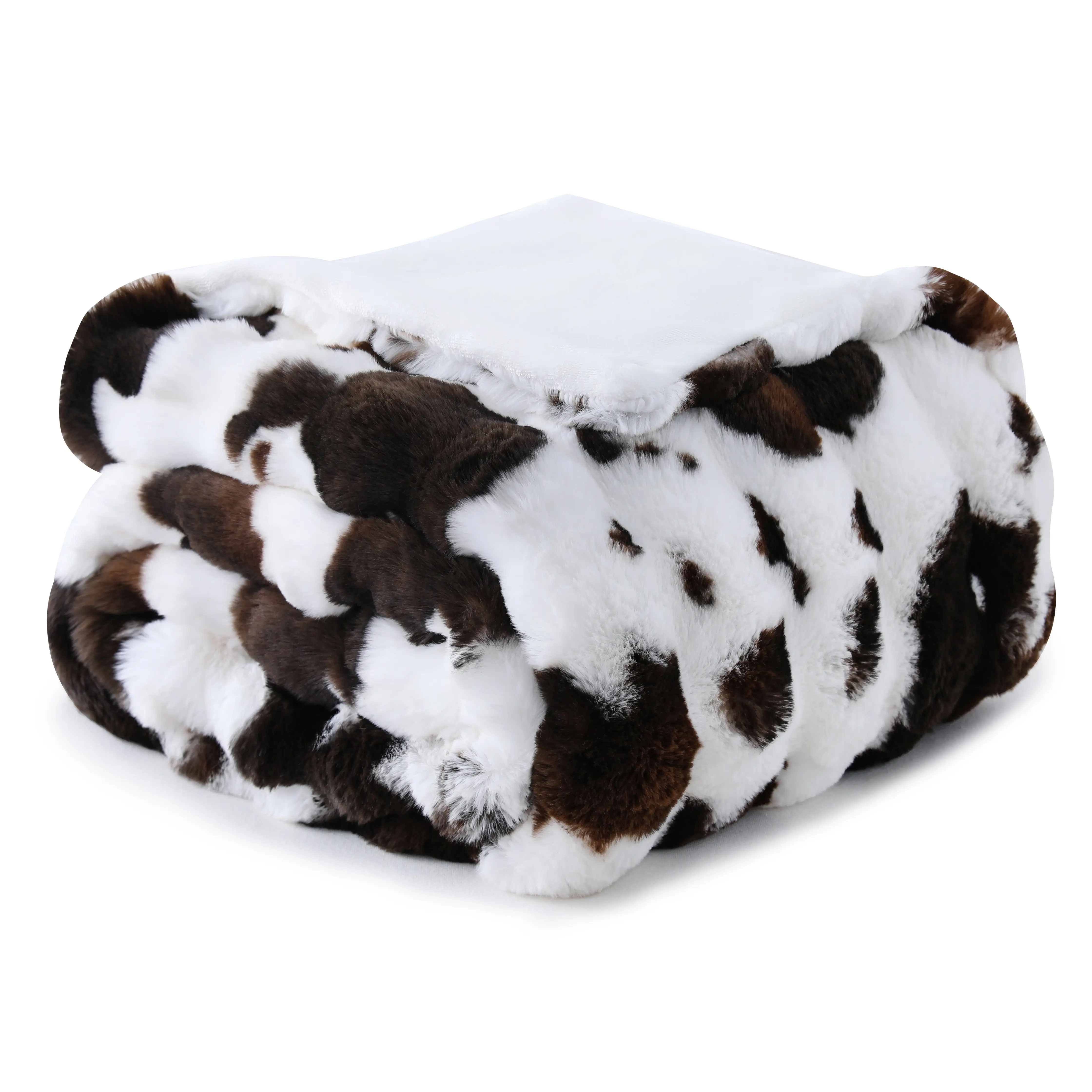 Loisel LuxeBubble Leopard Faux Fur Blanket – Ultra Soft 950GSM Cozy Throw for Sofa, Bed & Home Decor