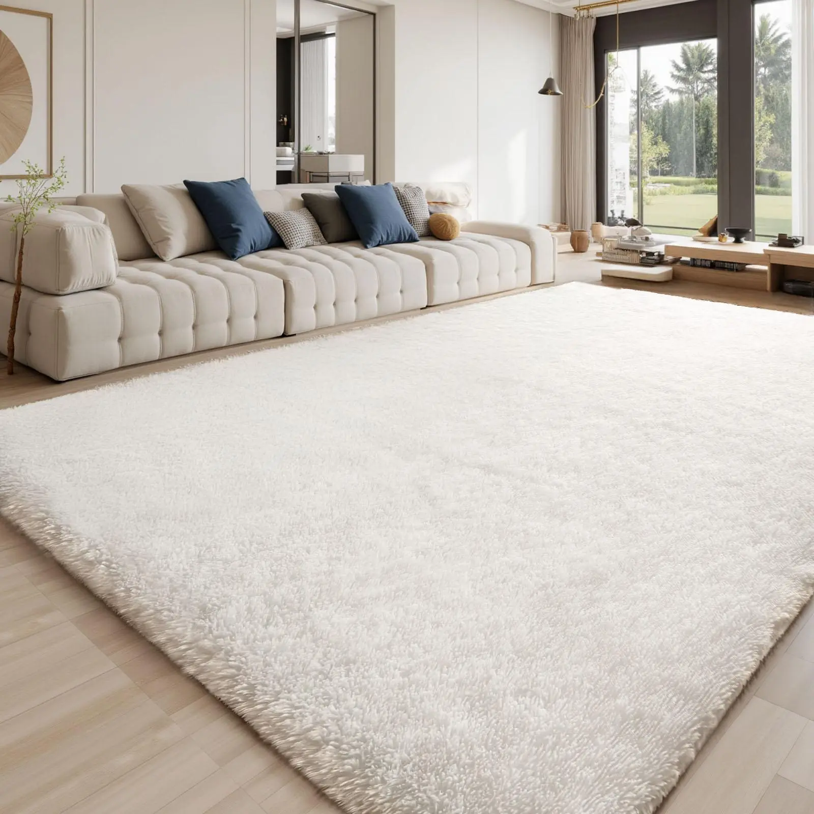 Cloud-Like Fluffy Rug | Super Soft Plush Carpet for Bedroom, Living Room & Cozy Spaces