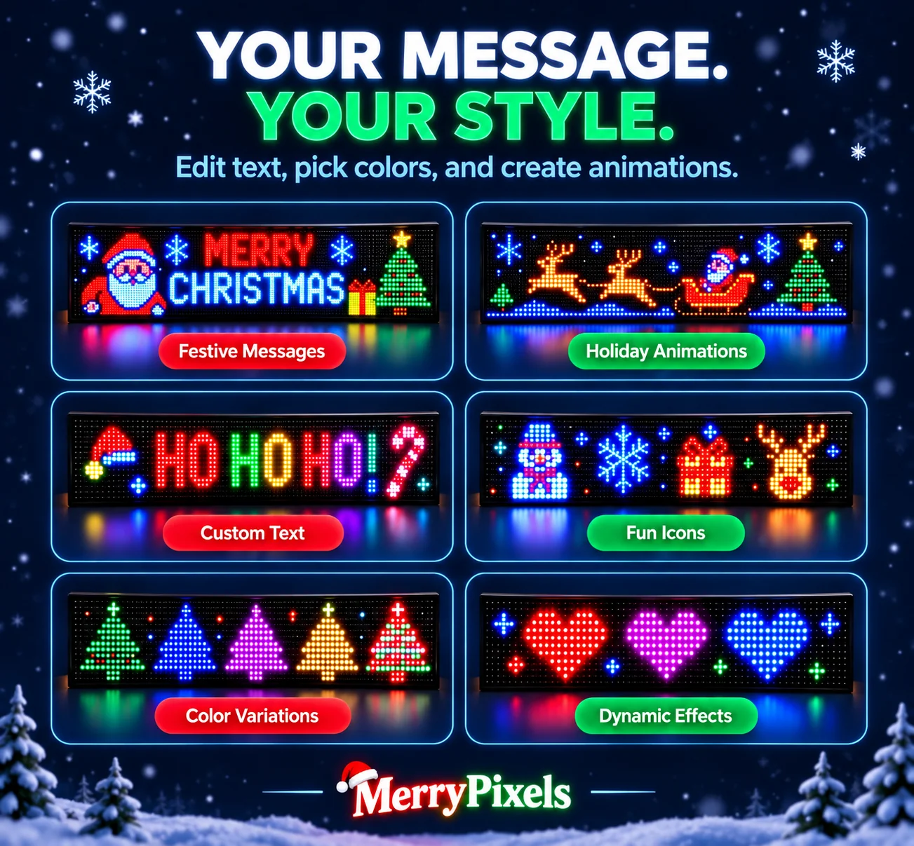 Merry Pixels LED Display