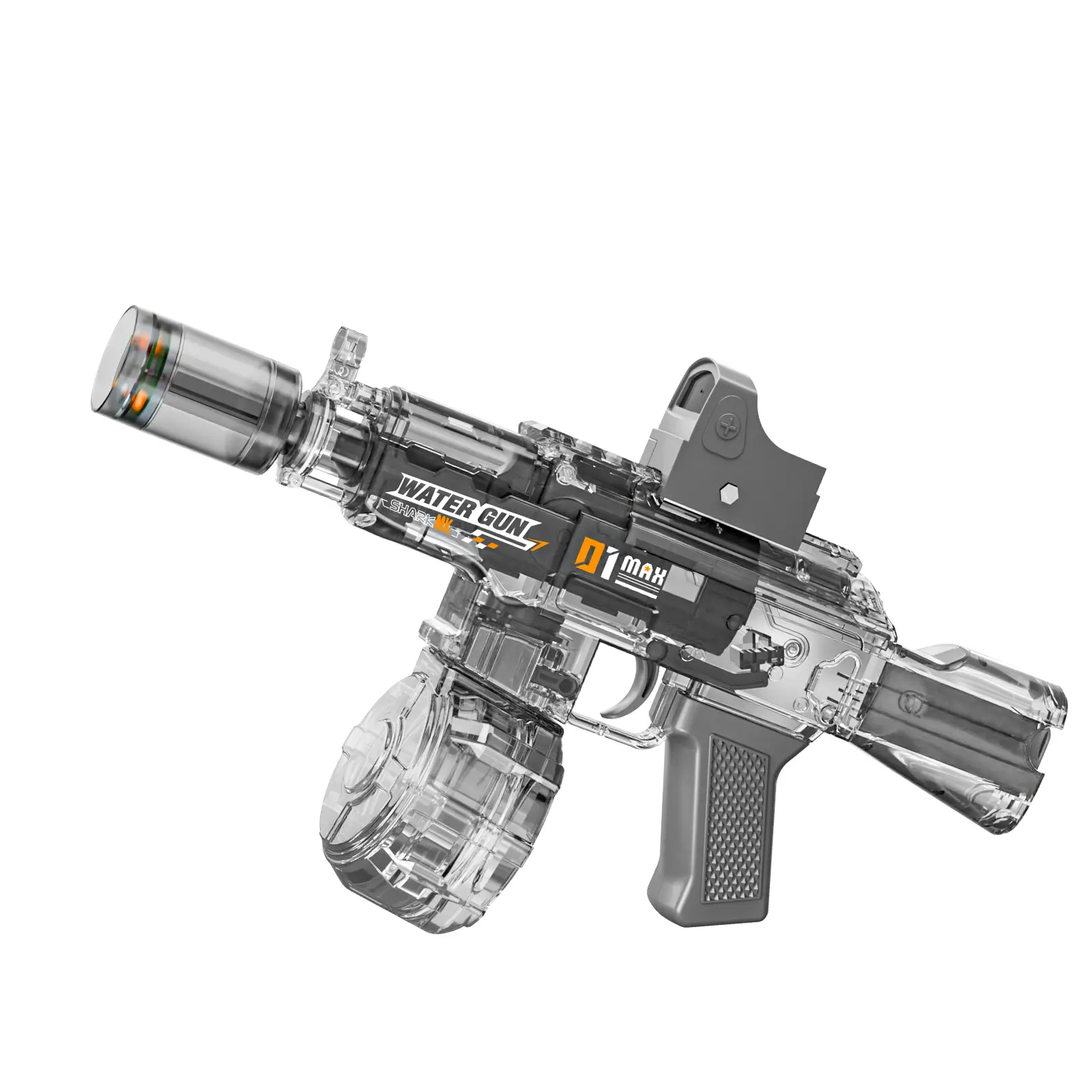 Ultimate Automatic Electric Water Blaster with Glowing Muzzle & Drum Magazine