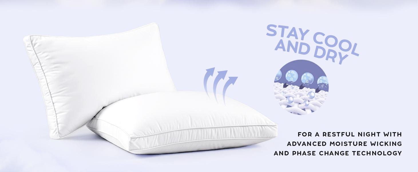 Utopia Bedding Gusseted Pillows Set - Cotton-Polyester Blend, Memory Foam Cushioning, 2/4-Pack, White Plain Pattern, Breathable Plush, 5-Star Hotel Quality, King/Queen/Standard Sizes, Pillows for Sleeping, Bed Accessories, Bedroom Items, Cozy Aesthetic Utopia Bedding Gusseted Pillows Set - Cotton-Polyester Blend, Memory Foam Cushioning, 2/4-Pack, White Plain Pattern, Breathable Plush, 5-Star Hotel Quality, King/Queen/Standard Sizes, Pillows for Sleeping, Bed Accessories, Bedroom Items, Cozy Aesthetic