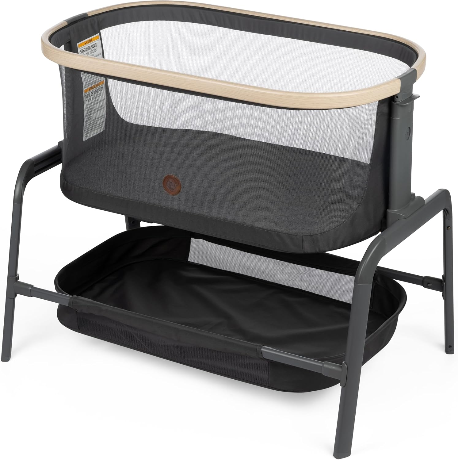 NLFZEK Adjustable Bedside Bassinet | Portable Baby Sleeper with Breathable Mesh & Foldable Design