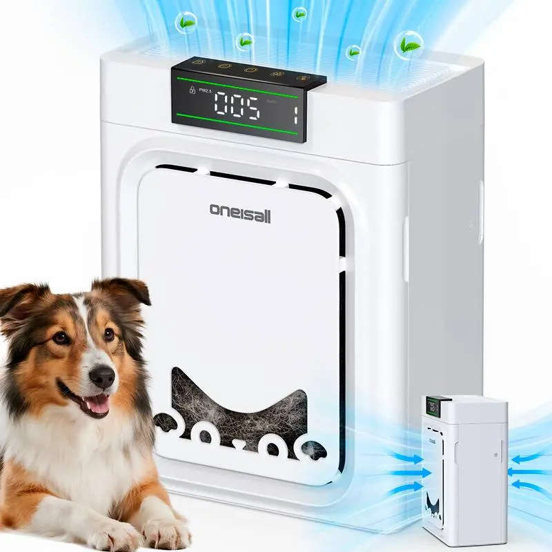 oneisall Pet Air Purifier – Removes Pet Odors, Dander & Allergens for a Fresher Home