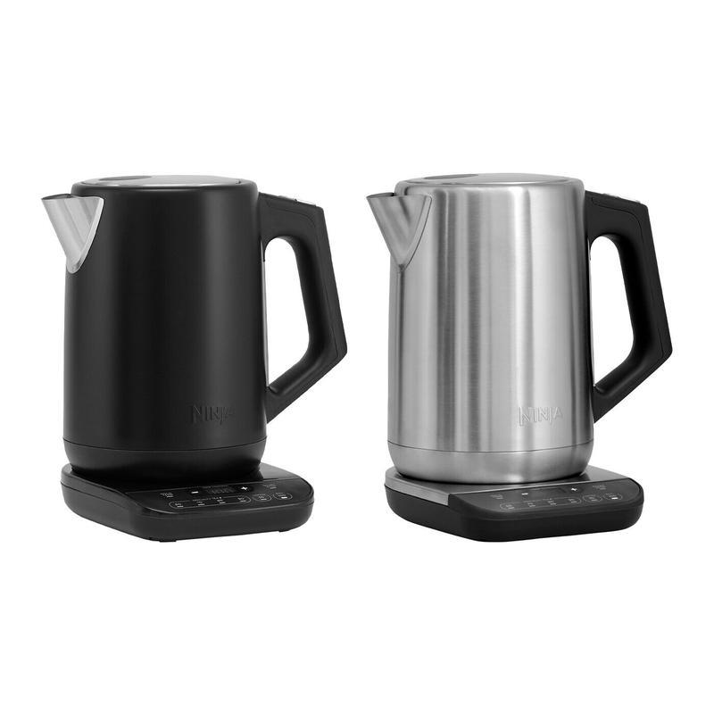 Ninja Precision Temperature Electric Kettle, 1500 watts, BPA Free, Stainless, 7-Cup Capacity, 1.7L, Hold Temp Setting - KT200
