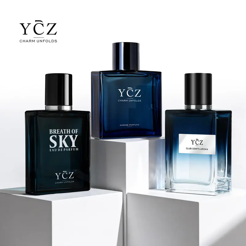 YCZ Mystic Allure Collection | 3 Premium Men's Colognes for Day & Night